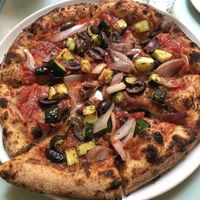 Pizza without cheese  at Berberè in Bologna