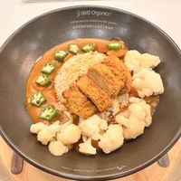 Vegetarian Japanese Fried Chicken Ricee  at BMS Organics - Southkey in Johor Bahru