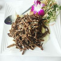 Crispy fish with sesame  at Happy Family III in Monterey Park