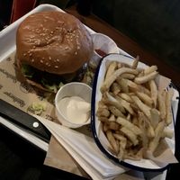 Vegan burger & fries  at Everyman Cinema - Horsham in Horsham