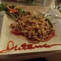Drunken noodles with tofu at Jutamas in Hattiesburg