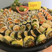 Vege sushi 😋 on special order ! at Sapa in Montreal