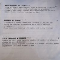 Entrees at Cavo Bistrot in Cagliari