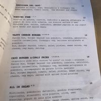 Main Dishes at Cavo Bistrot in Cagliari