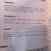 Dessert at Cavo Bistrot in Cagliari