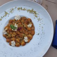 Gnocchi with ricotta and pesto at Cavo Bistrot in Cagliari