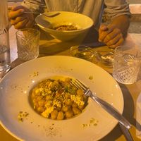 Gnocchi and pasta dishes at Cavo Bistrot in Cagliari