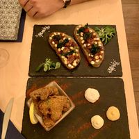 Starters at Cavo Bistrot in Cagliari