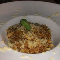 Gnocchetti sardi con salsiccia beyond e formaggio vegan at Cavo Bistrot in Cagliari