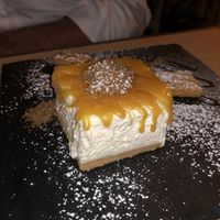 Cheesecake al caramello salato at Cavo Bistrot in Cagliari