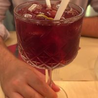 Mirto spritz  at Cavo Bistrot in Cagliari