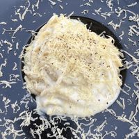 Spaghetti with cashew sauce  at Cavo Bistrot in Cagliari