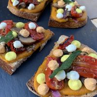 bruschetta   at Cavo Bistrot in Cagliari