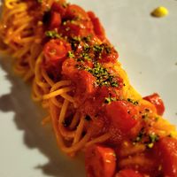 Spaghetti spicy :) at Cavo Bistrot in Cagliari