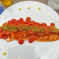 Chilli spaghetti  at Cavo Bistrot in Cagliari