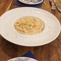 Spaghetti Cashew e Peppe - selten so gute Nudeln mit "Sahne"-Sauce gegessen at Cavo Bistrot in Cagliari