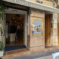 Outside at Cavo Bistrot in Cagliari