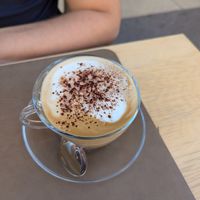 Cappuccino at Cavo Bistrot in Cagliari