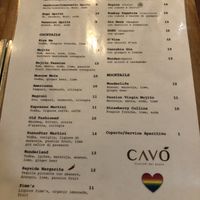 Alcoholic drinks   at Cavo Bistrot in Cagliari