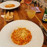 Traditional sardinian pasta at Cavo Bistrot in Cagliari