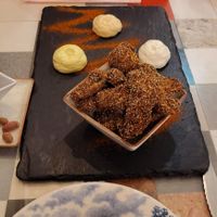 Pilz-Nuggets at Cavo Bistrot in Cagliari