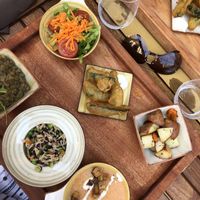 The platter which lets you try many different things from the specials. at Cavo Bistrot in Cagliari