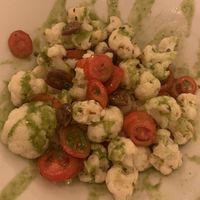 Cauliflower salad at Cavo Bistrot in Cagliari