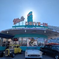 exterior at Universal Studios - Mel's Drive-In in Orlando