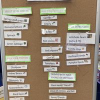 Build-Your-Own Salad Menu at Health Habit in Valley Springs