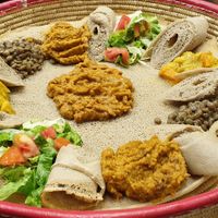 Two persons vegan beinto at Injera in Herzliya