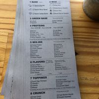 I was happy the sauce choices were clearly labeled!  at Taichi Bubble Tea in Irondequoit