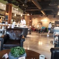 Interior at Press and Grind Cafe in Fort Lauderdale