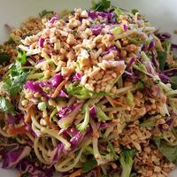 Amazing salad! at Toucanoos in Coco