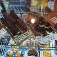 Sweet cabinet treats at Origin in Petone