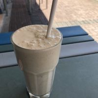 Tahini banana smoothie  at Origin in Petone