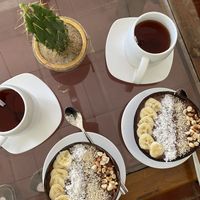 Chocolate smoothie bowl  at Squeeze Me in Arugam Bay