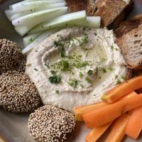 Falafel sharing plate  at Squeeze Me in Arugam Bay