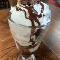 Peanut butter sundae  at Cosmic Kitchen in Plymouth