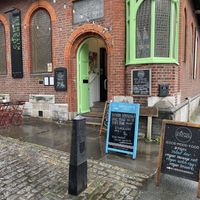 It’s a converted chapel  at Cosmic Kitchen in Plymouth