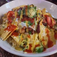 Nacho bowl at Cosmic Kitchen in Plymouth