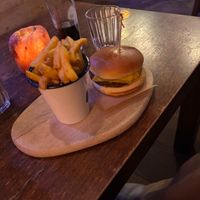 Cheezeburger at Cosmic Kitchen in Plymouth