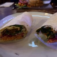 Shawarma wrap   at Cosmic Kitchen in Plymouth