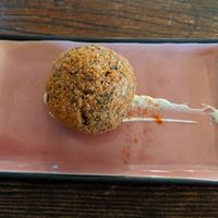 vegan Scotch egg at Cosmic Kitchen in Plymouth