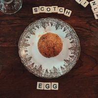 Scotch egg at Cosmic Kitchen in Plymouth