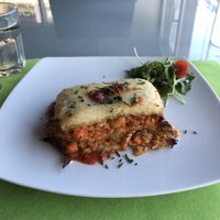 Pumpkin lasagna  at Mandrágora  in Getxo
