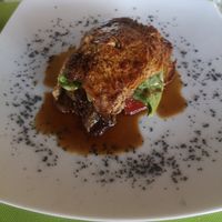 Seitan and veggies at Mandrágora  in Getxo