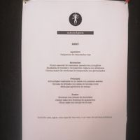 Daily menu at Mandrágora  in Getxo