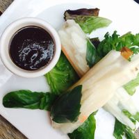 summer rolls  at LuAnne's Wild Ginger - Carroll Garden in Brooklyn
