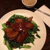 Black pepper seitan! at LuAnne's Wild Ginger - Carroll Garden in Brooklyn