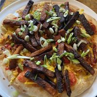 Vegan Oumph Pizza 🍕 👌🏻  at The Crown Inn in Biggar